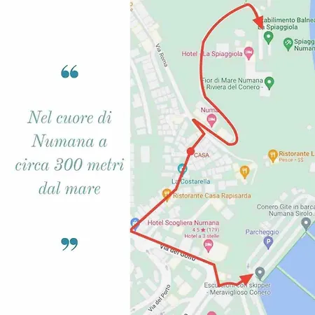 펜션 La Casa Di Pietra Sul Conero *